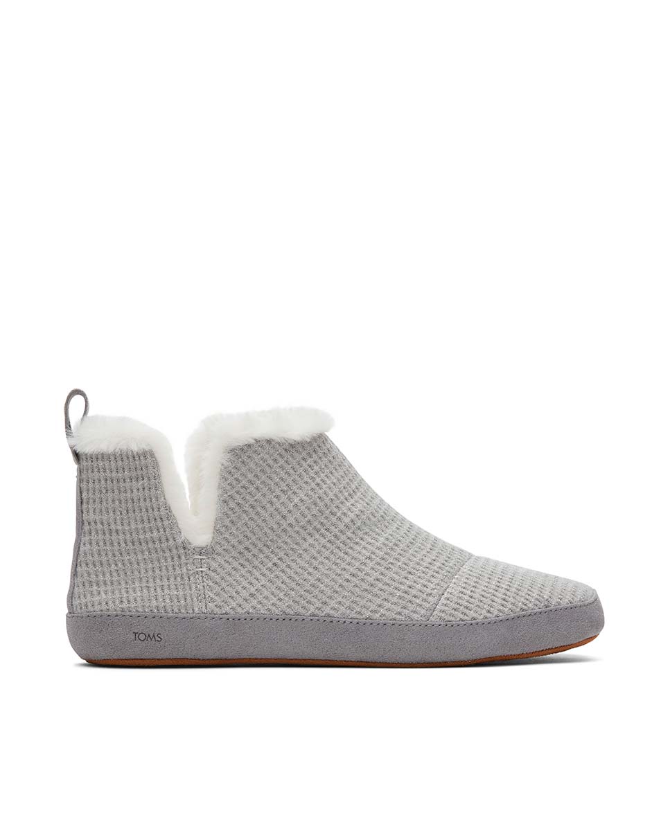 Zapatillas de casa lola toms - Gris Gris-1