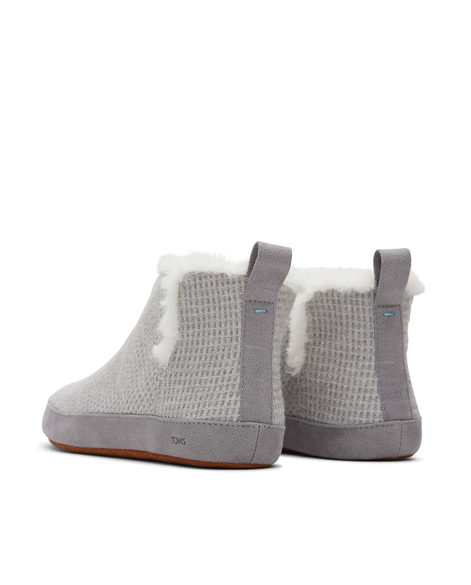 Zapatillas de casa lola toms - Gris Gris-2