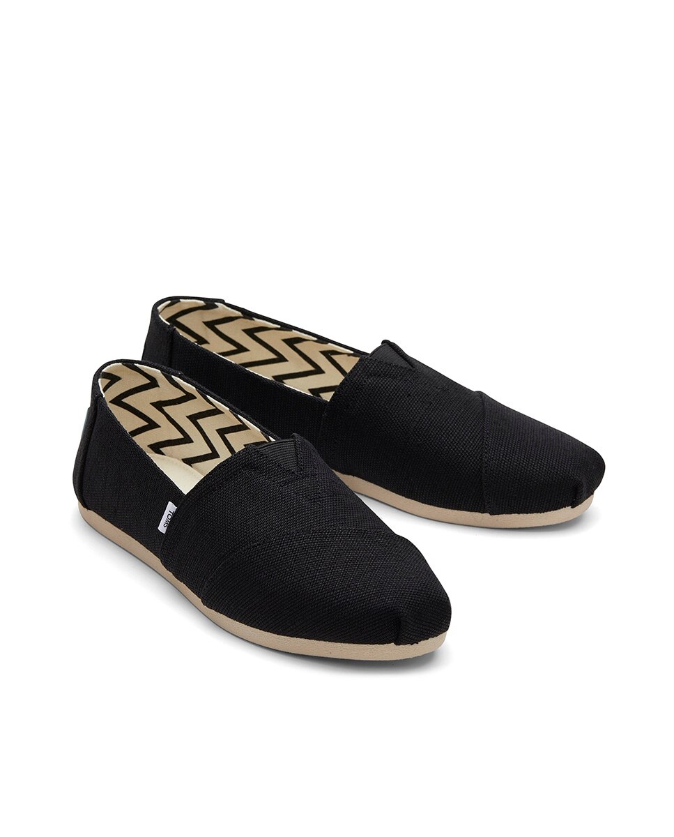Alpargatas de hombre classic toms en lona - Negro Negro-3