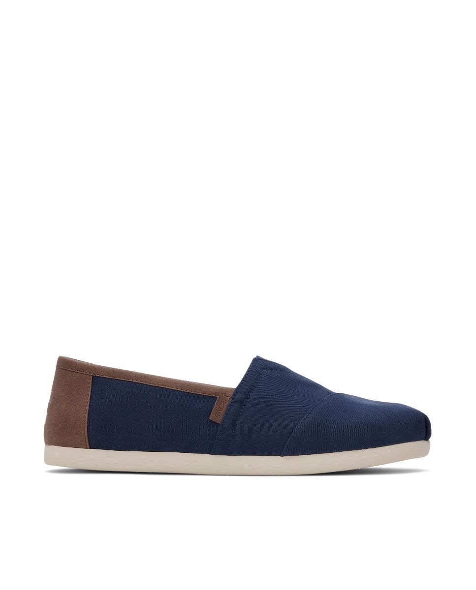 Alpargatas de hombre classic de lona - Toms - Azul Azul-1