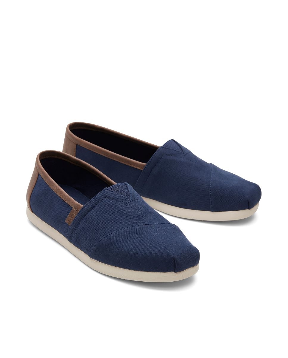 Alpargatas de hombre classic de lona - Toms - Azul Azul-3