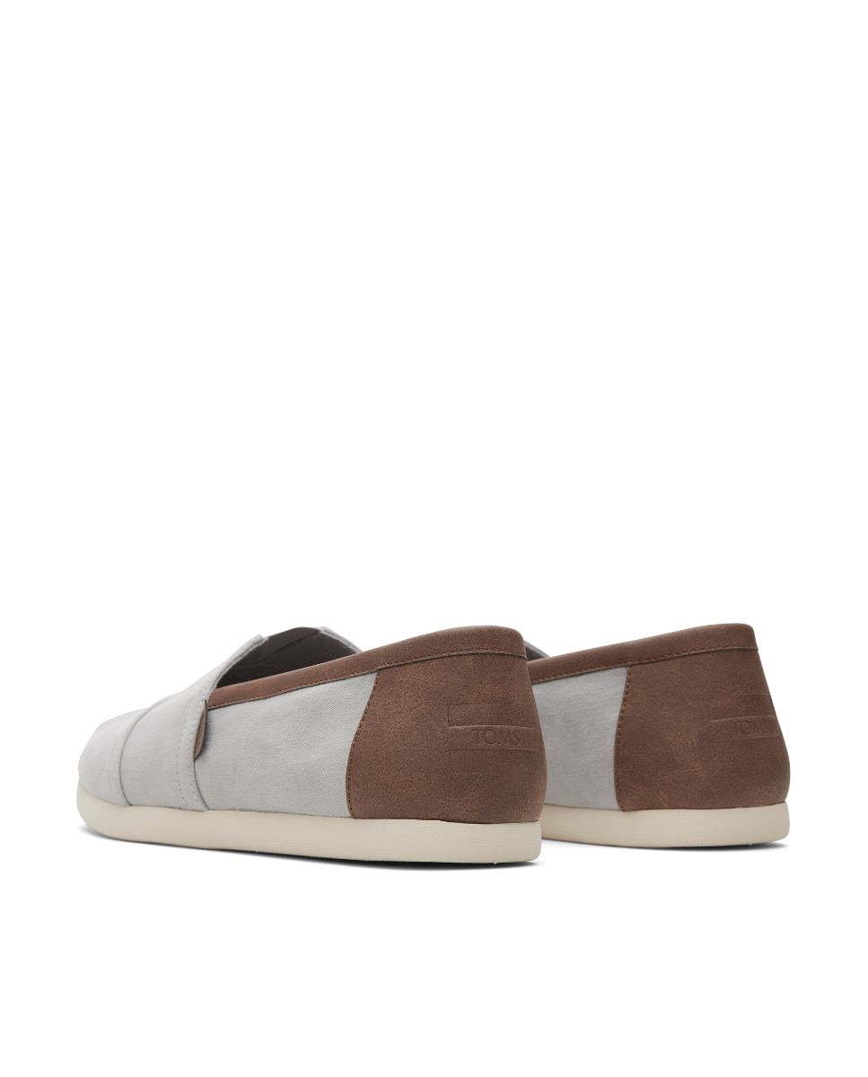 Alpargatas de hombre classic de lona - Toms - Gris Gris-2