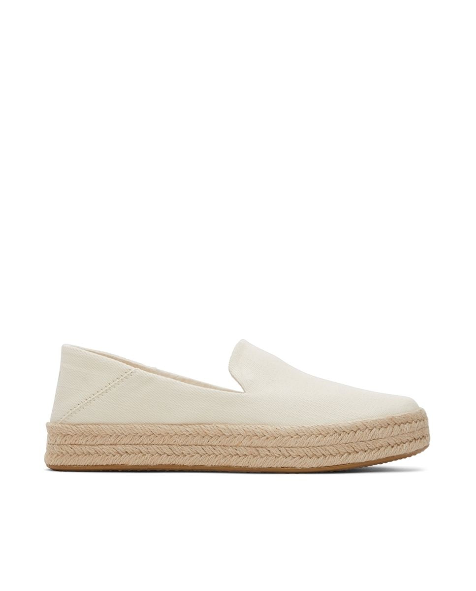 Toms - Alpargatas planas de mujer carolina toms en lona.