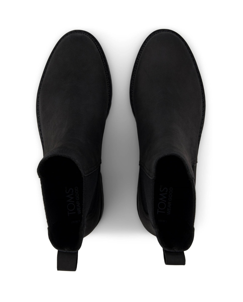 Botines chelsea de mujer bennet water resistant de piel - Toms - Negro Negro-2