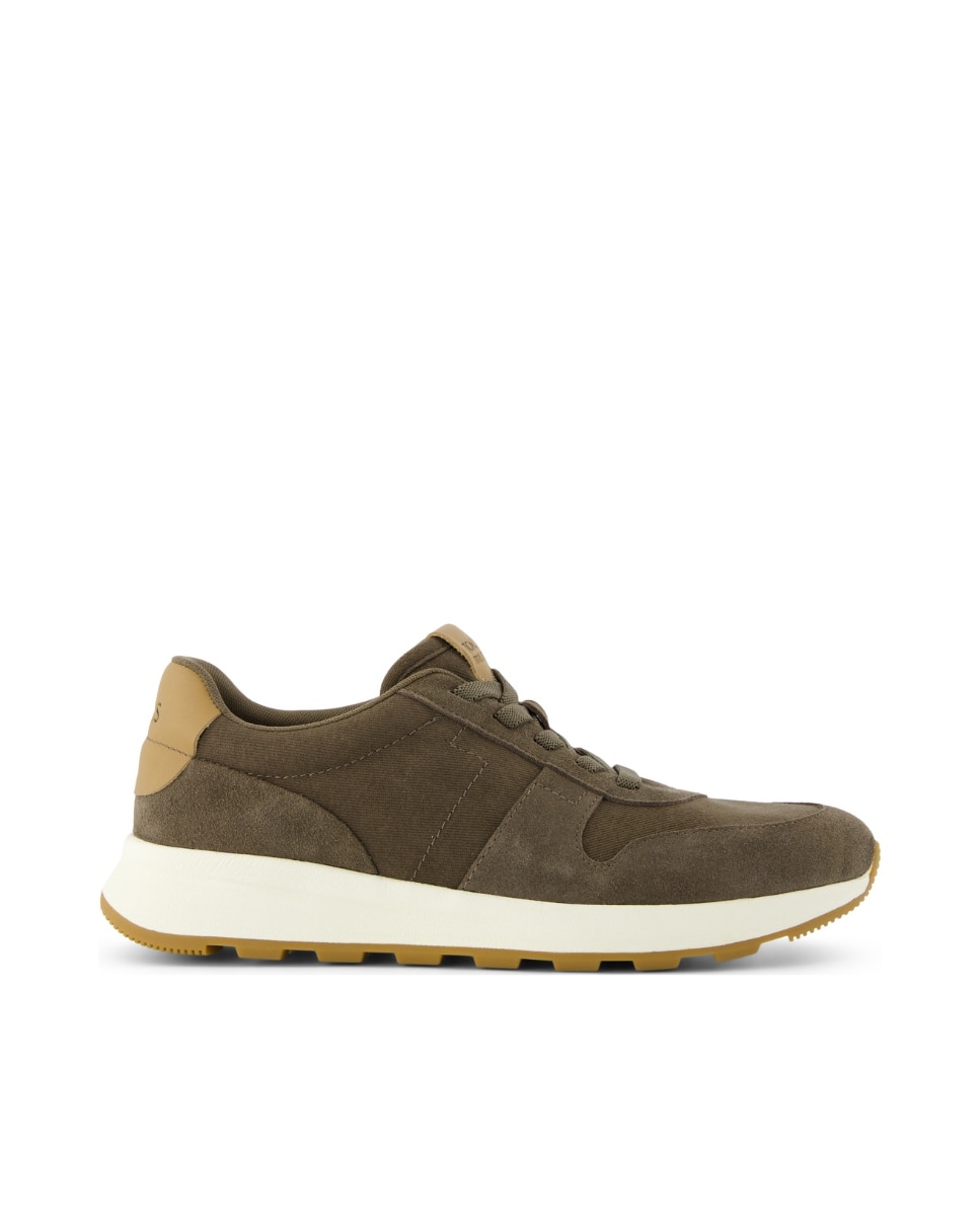 Zapatillas de hombre trvl lite retro de piel y cordones - Toms - Verde Oliva Verde Oliva-1