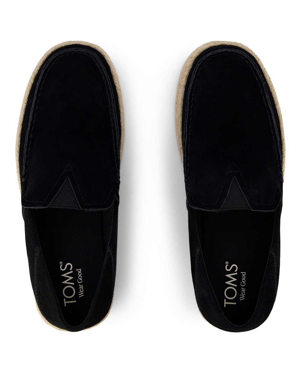 Alpargatas de hombre alonso loafer rope toms en ante - Negro Negro-2