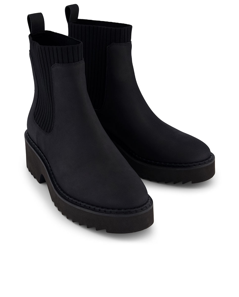 Botas de mujer Millie de ante con suela de plataforma - Toms - Negro Negro-3