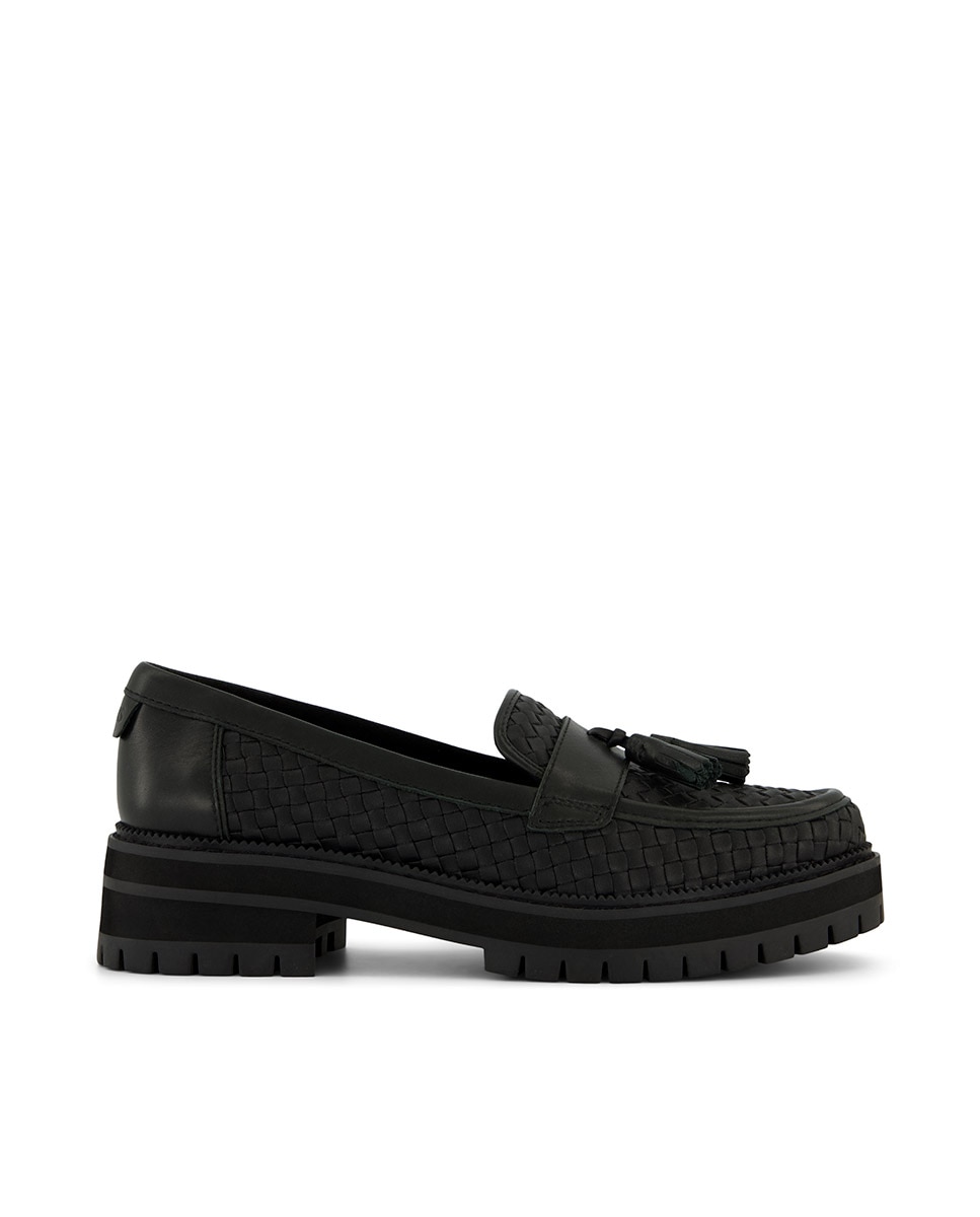 Toms - Mocasines con tacón de mujer Cara Lug Loafer en piel.