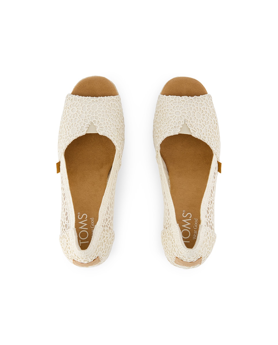Alpargatas de cuñas de mujer essential wedge de lona - Toms - Natural Natural-2