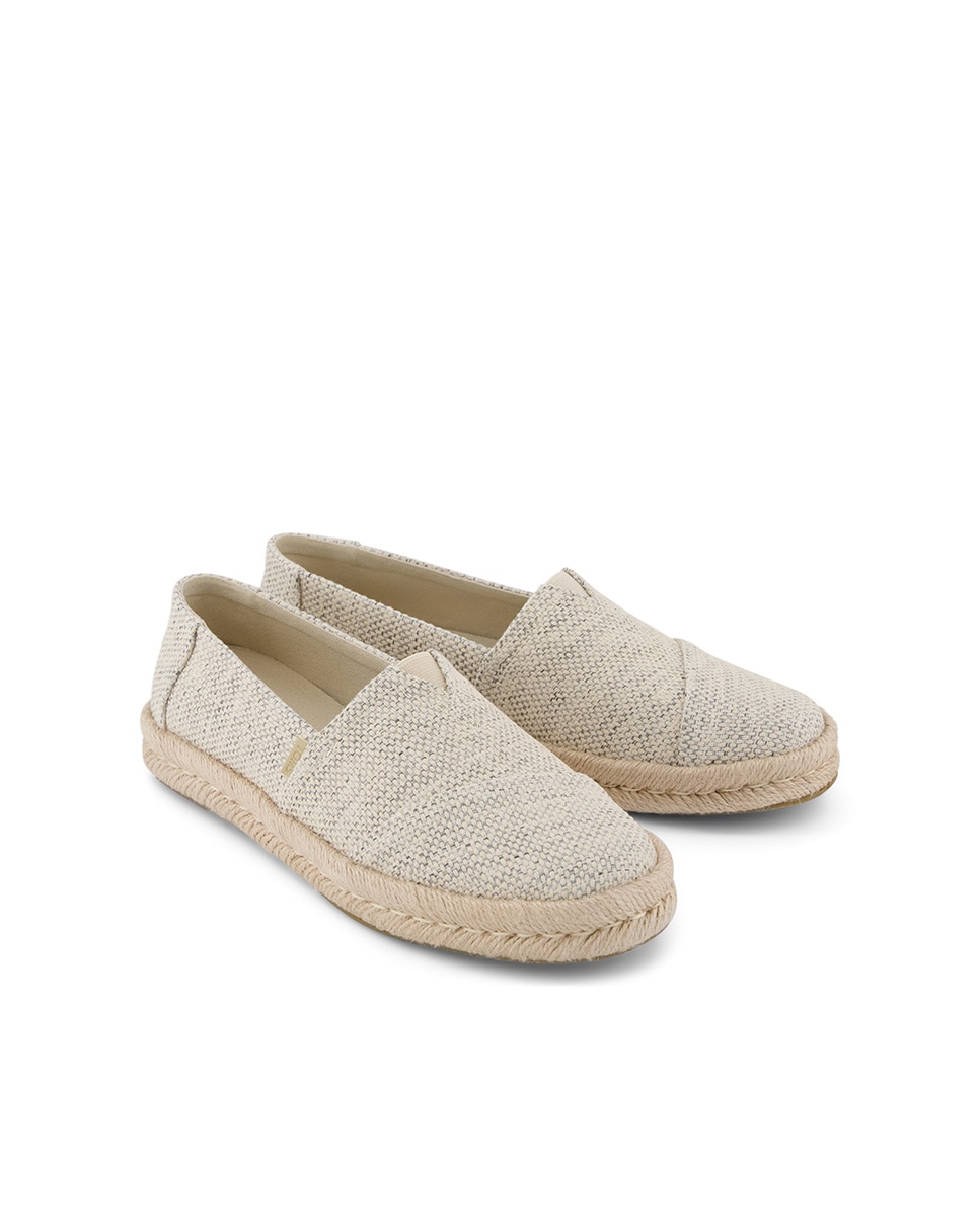 Alpargatas planas de mujer rope 2.0 de lona - Toms - Gris Gris-3