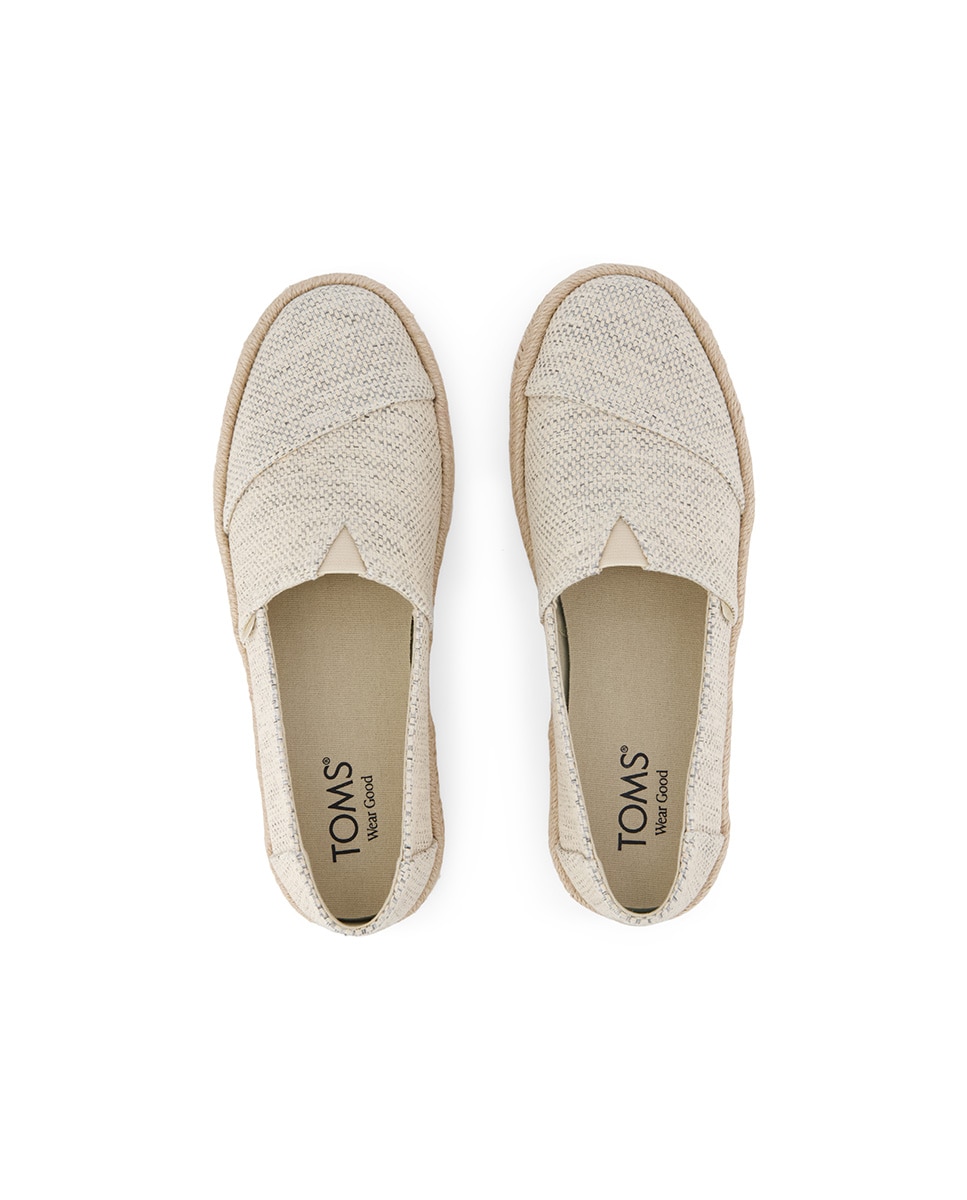 Alpargatas planas de mujer rope 2.0 de lona - Toms - Gris Gris-2
