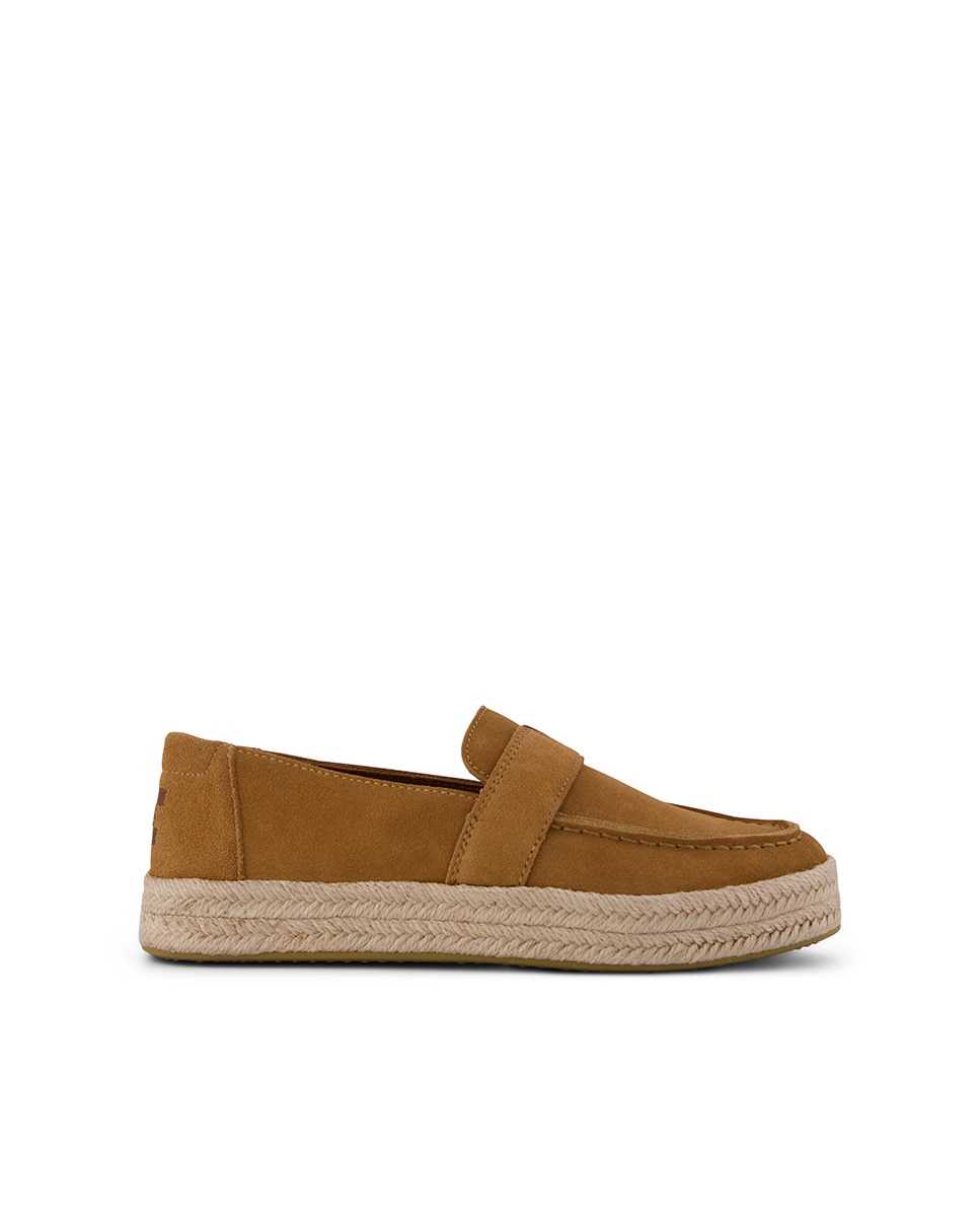 Alpargatas planas de mujer blakely toms de ante - Marrón Marrón-1