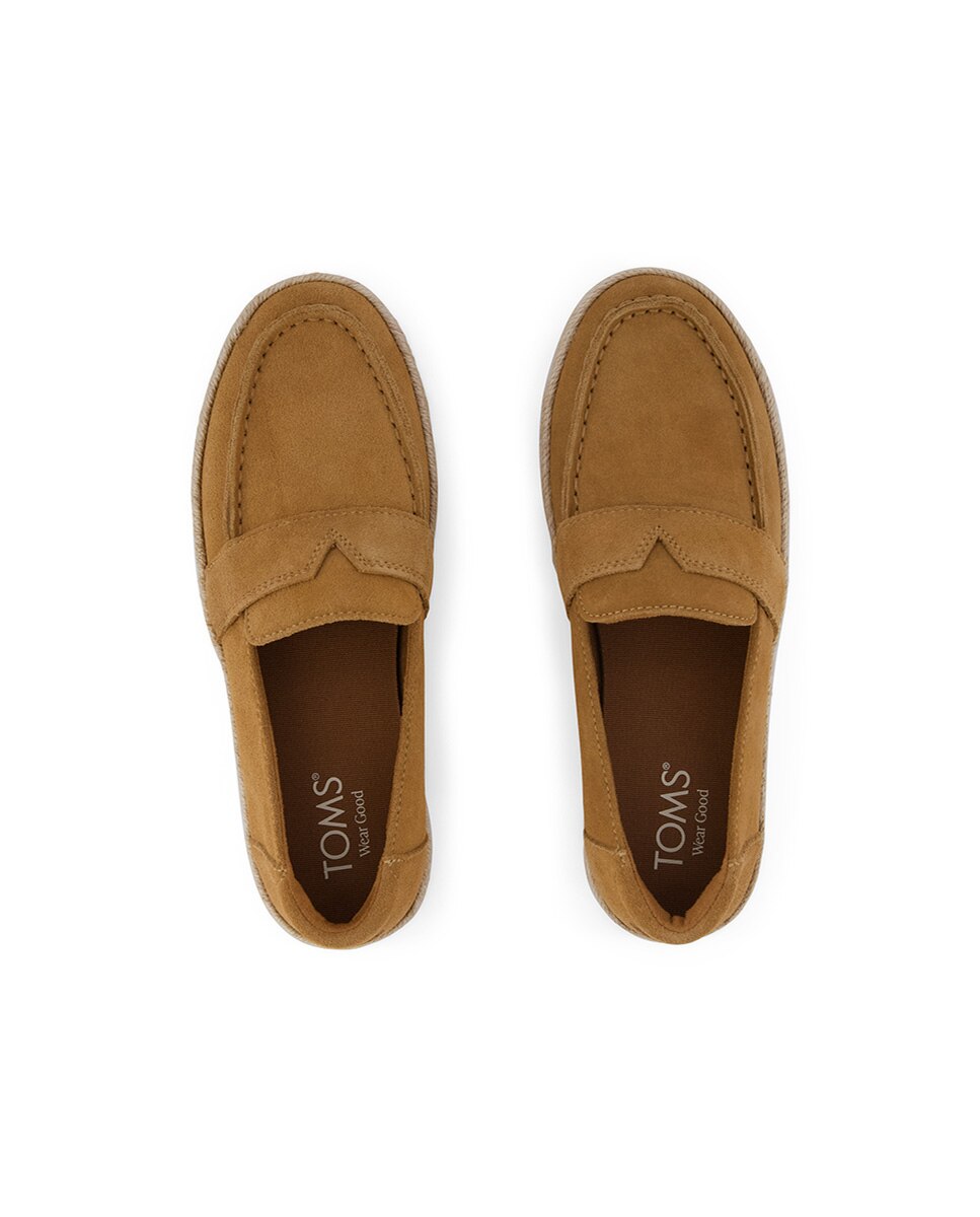 Alpargatas planas de mujer blakely toms de ante - Marrón Marrón-2