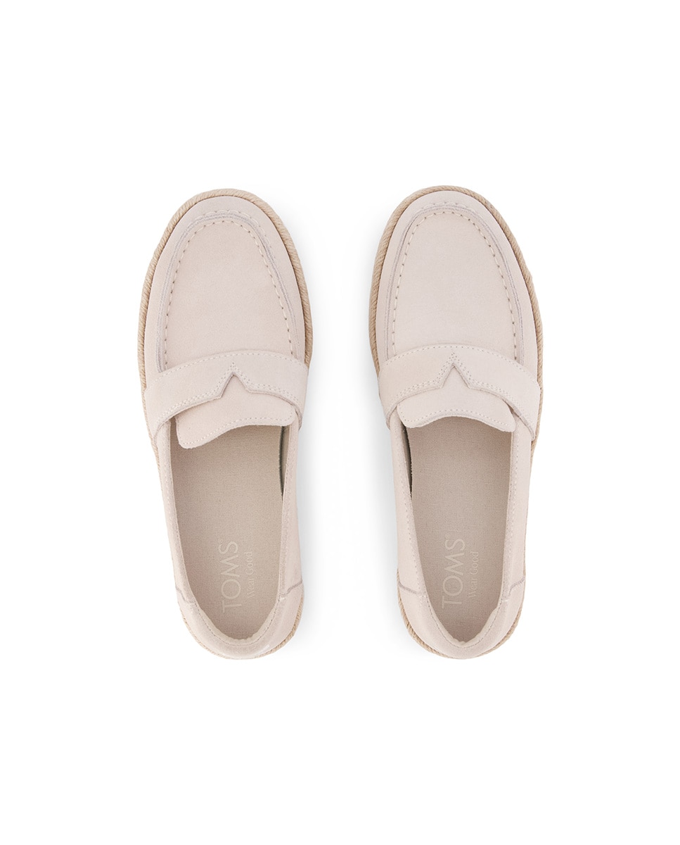 Alpargatas planas de mujer blakely de ante - Toms - Gris claro Gris claro-2
