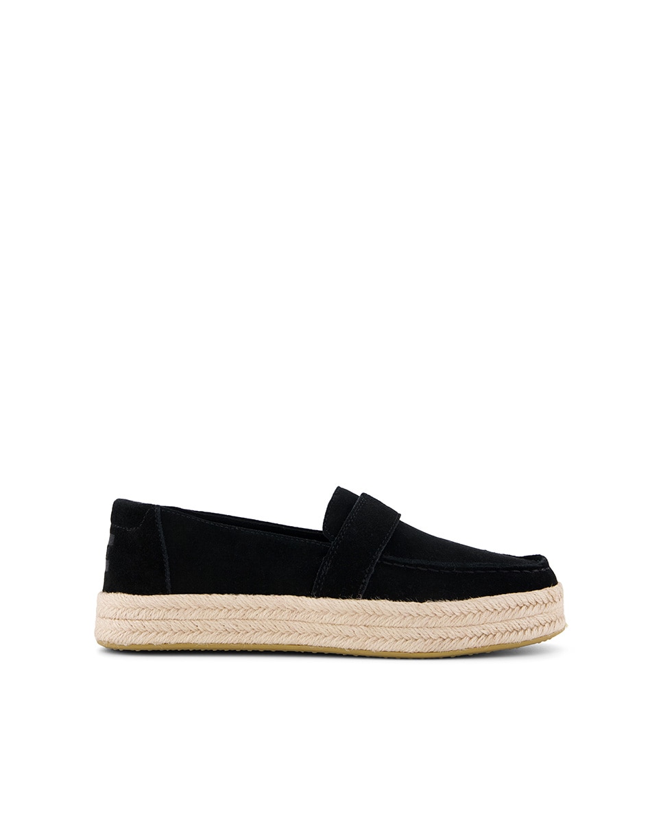 Alpargatas planas de mujer blakely toms de ante - Negro Negro-1