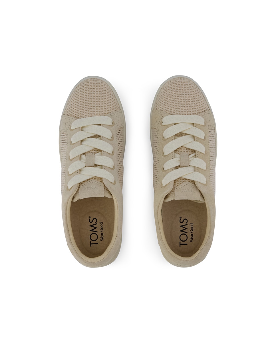 Zapatillas con plataforma para mujer rea toms en ante - Marrón Marrón-2