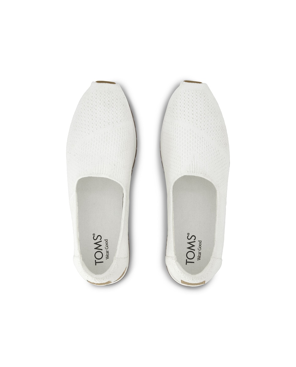 Zapatillas retro de mujer resident plus de lona - Toms - Blanco Blanco-2