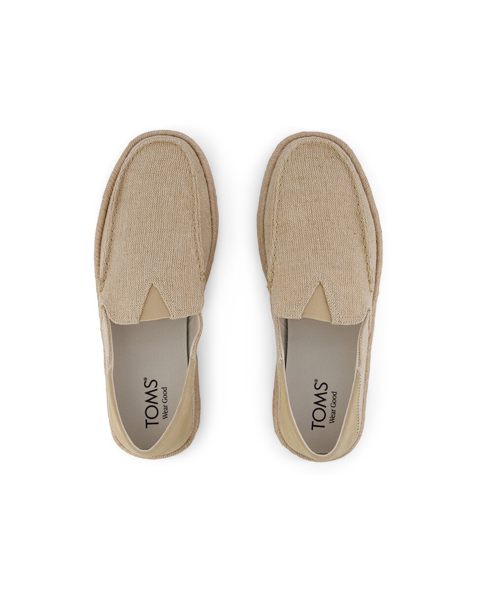 Mocasines de hombre alonso loafer rope de lona - Toms - Marrón Marrón-2