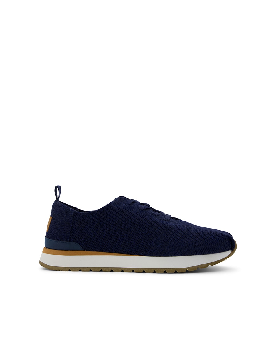 Zapatillas de hombre resident plus lace up de lona y cordones - Toms - Azul marino Azul marino-1