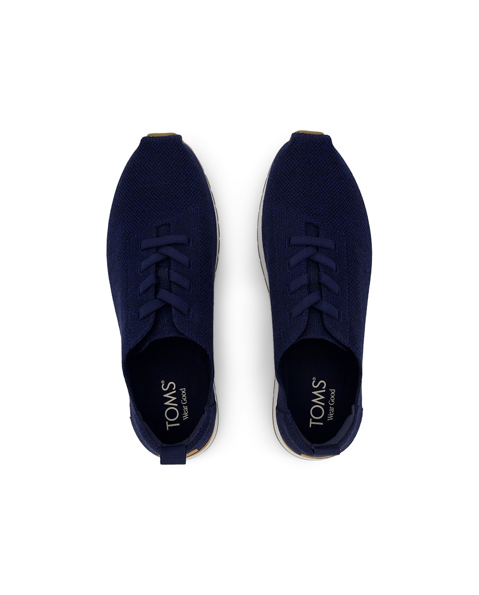 Zapatillas de hombre resident plus lace up de lona y cordones - Toms - Azul marino Azul marino-2