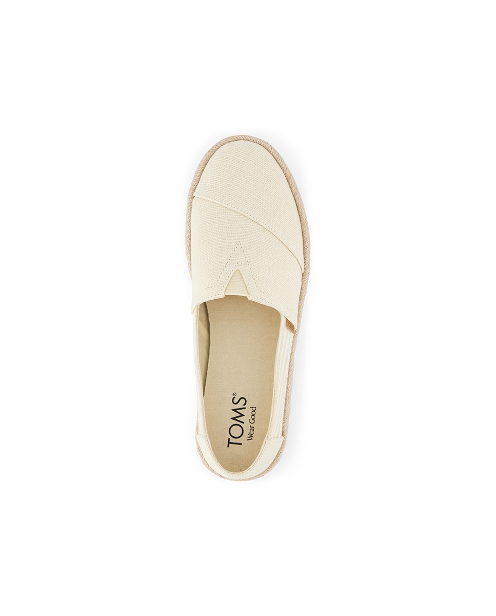 Alpargatas planas de mujer rope 2.0 de lona - Toms - Beige Beige-2
