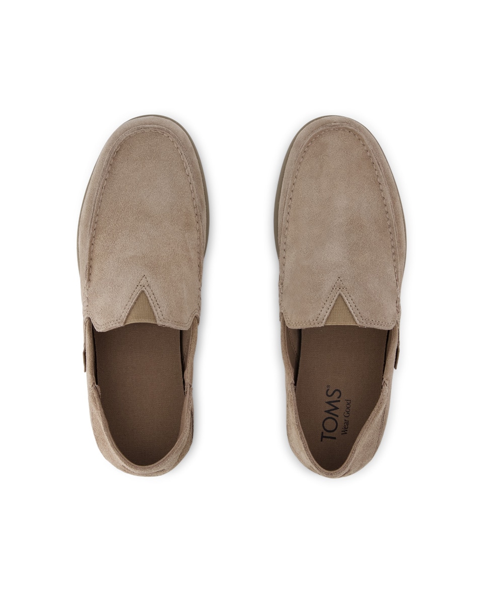 Mocasines de hombre alonso de lona - Toms - Beige Beige-2
