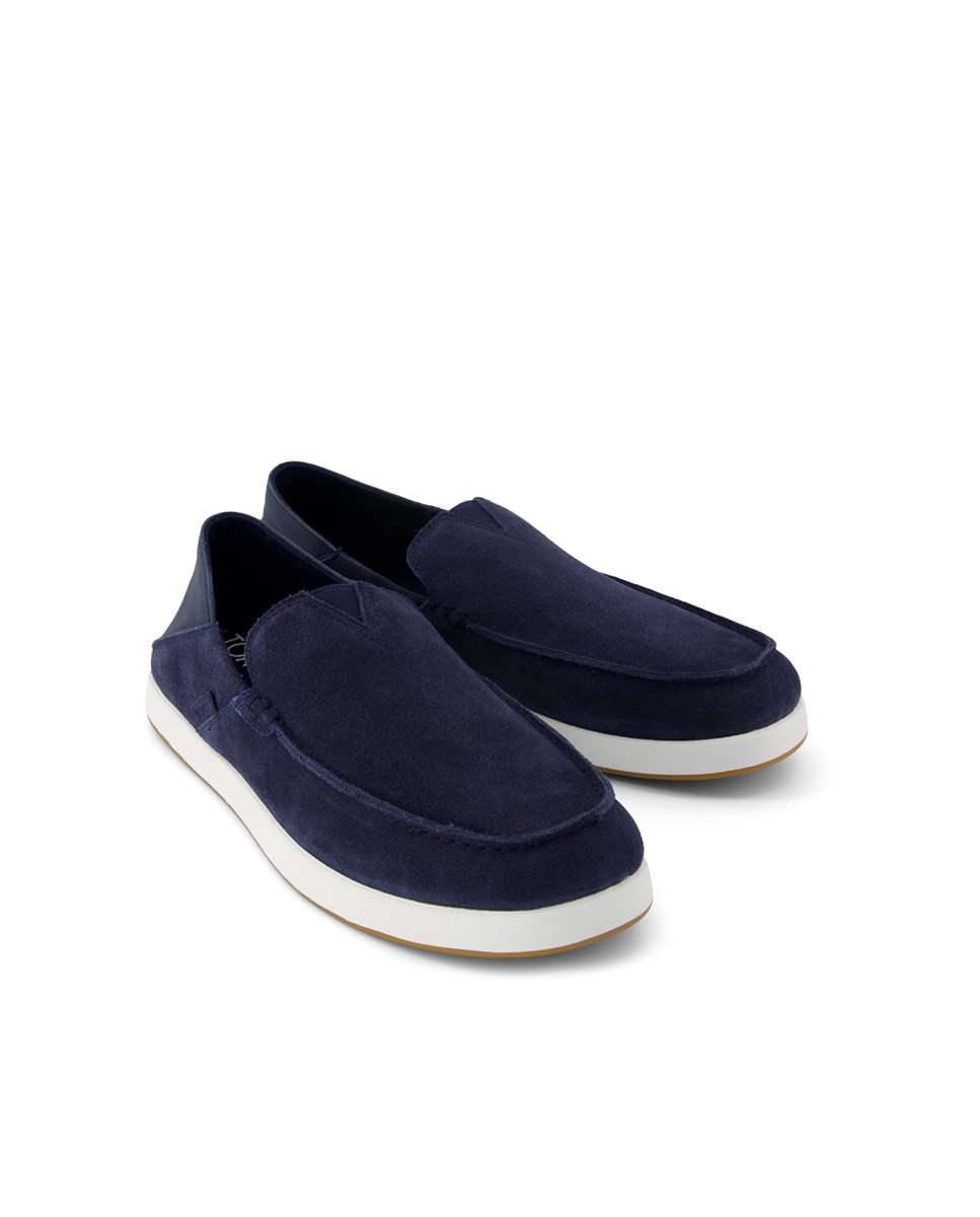 Mocasines de hombre alonso de lona - Toms - Marino Marino-3