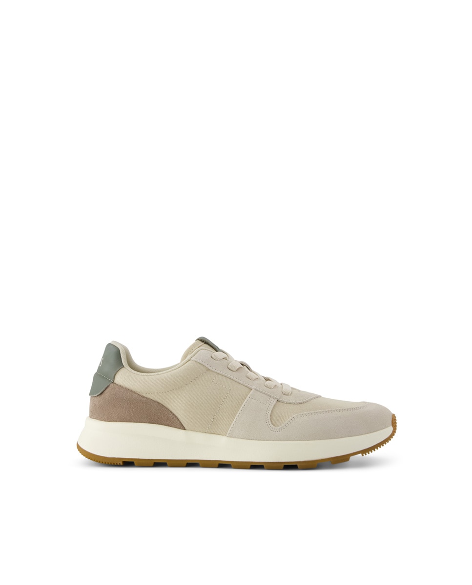 Zapatillas de hombre trvl lite retro de piel y cordones - Toms - Gris claro Gris claro-1