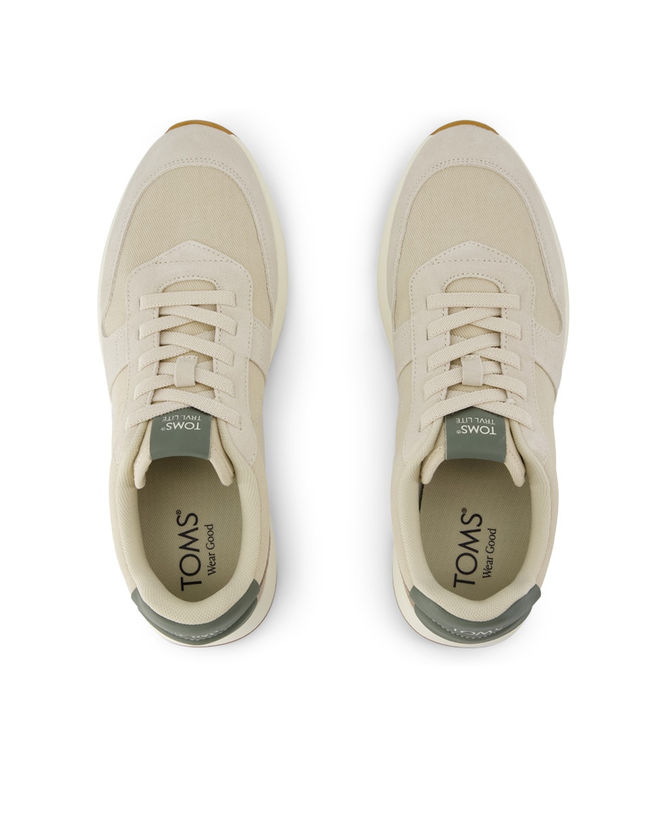 Zapatillas de hombre trvl lite retro de piel y cordones - Toms - Gris claro Gris claro-2