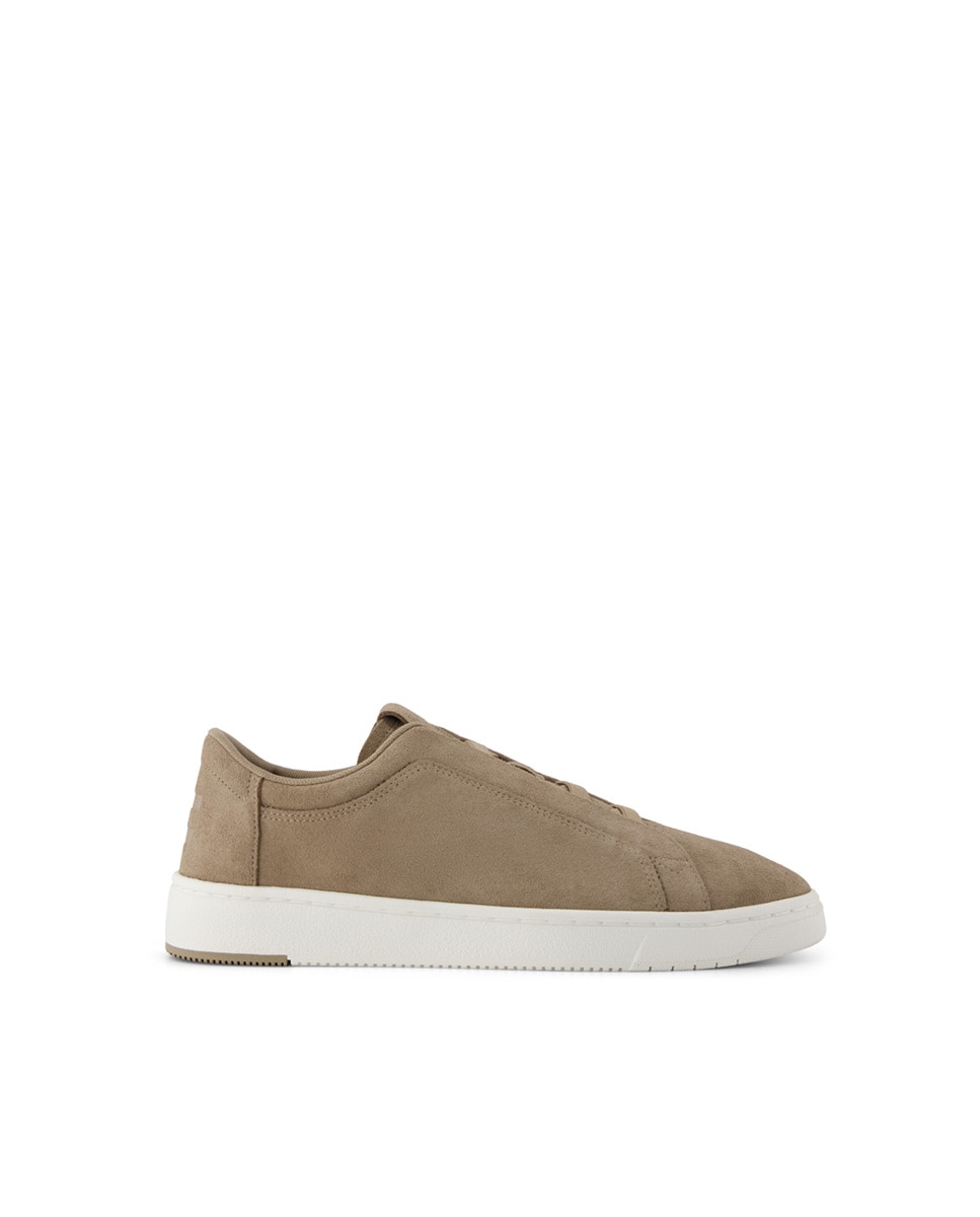 Zapatillas de hombre trvl lite de piel y cordones - Toms - Beige Beige-1