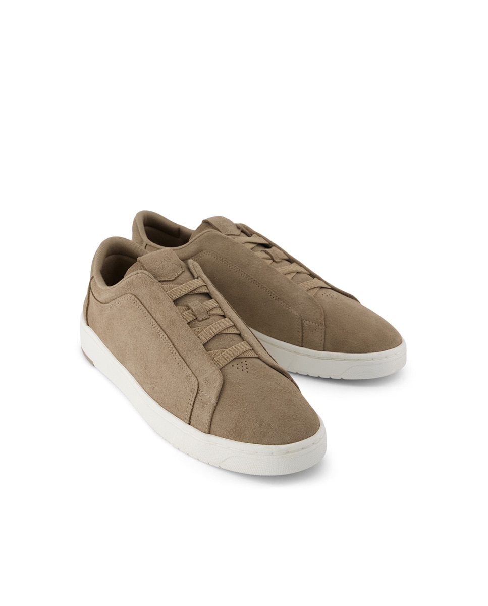 Zapatillas de hombre trvl lite de piel y cordones - Toms - Beige Beige-3
