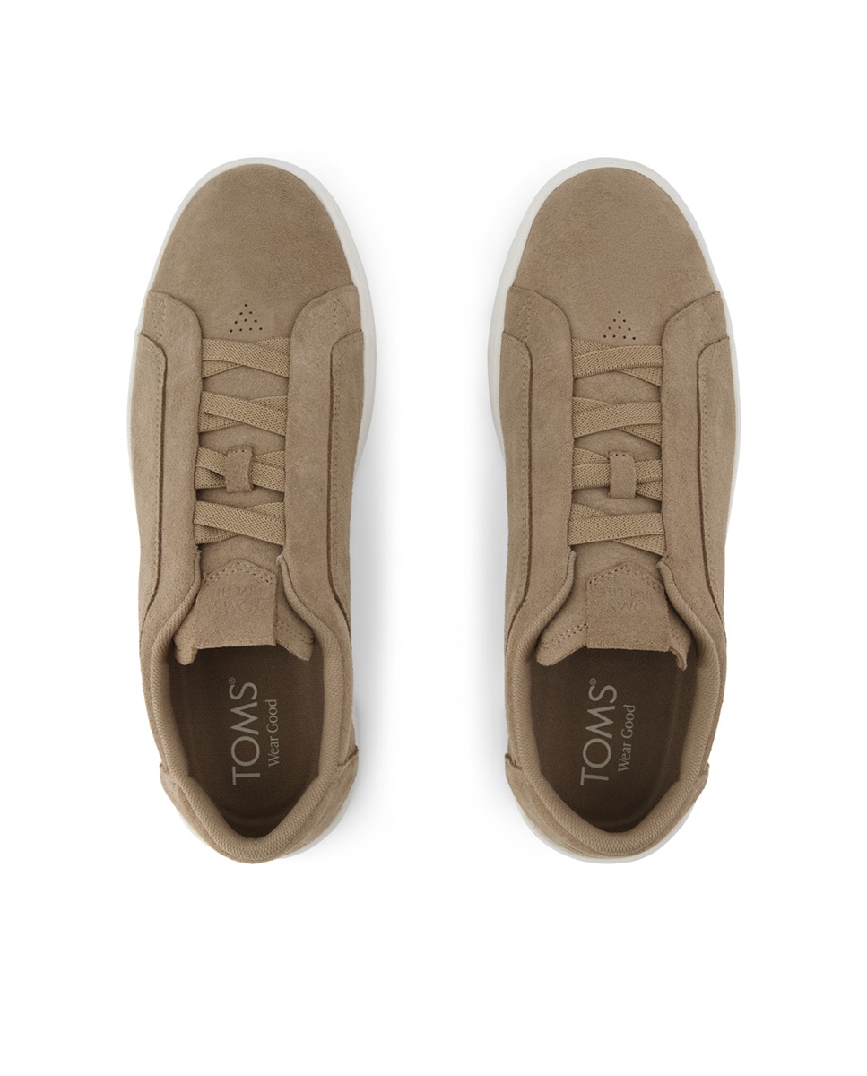 Zapatillas de hombre trvl lite de piel y cordones - Toms - Beige Beige-2