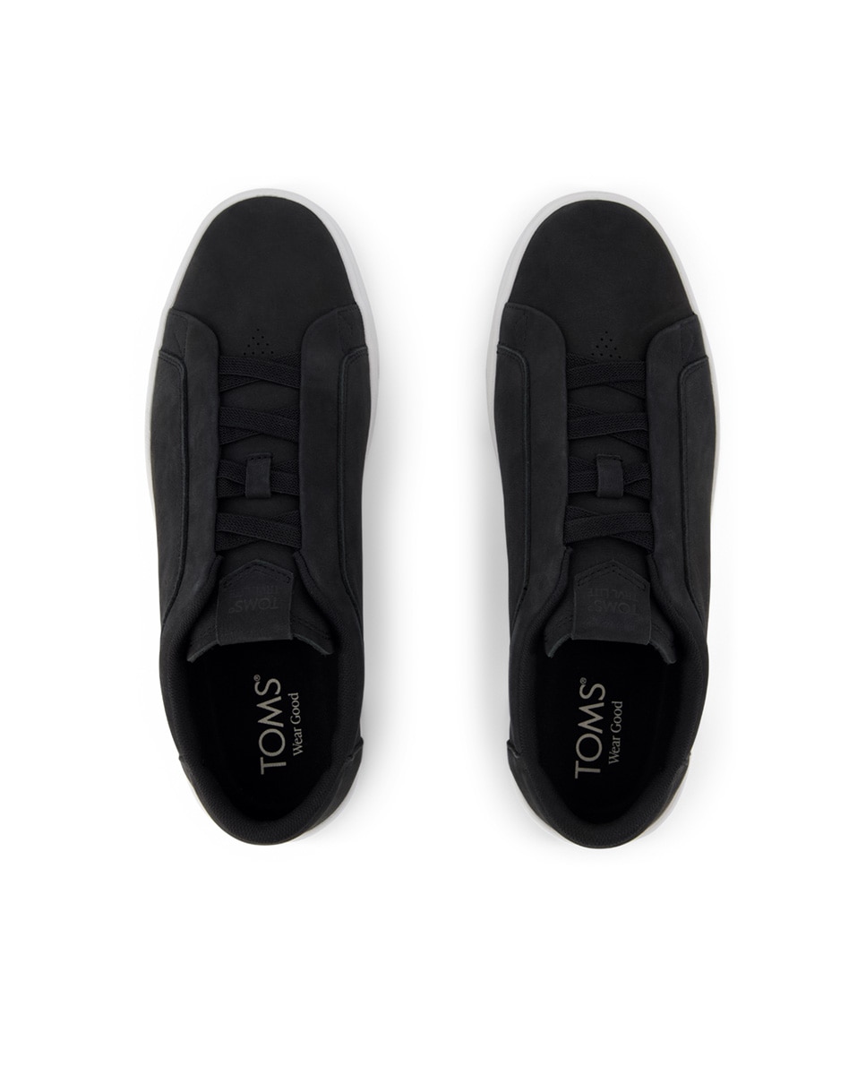 Zapatillas de hombre trvl lite de piel y cordones - Toms - Negro Negro-2