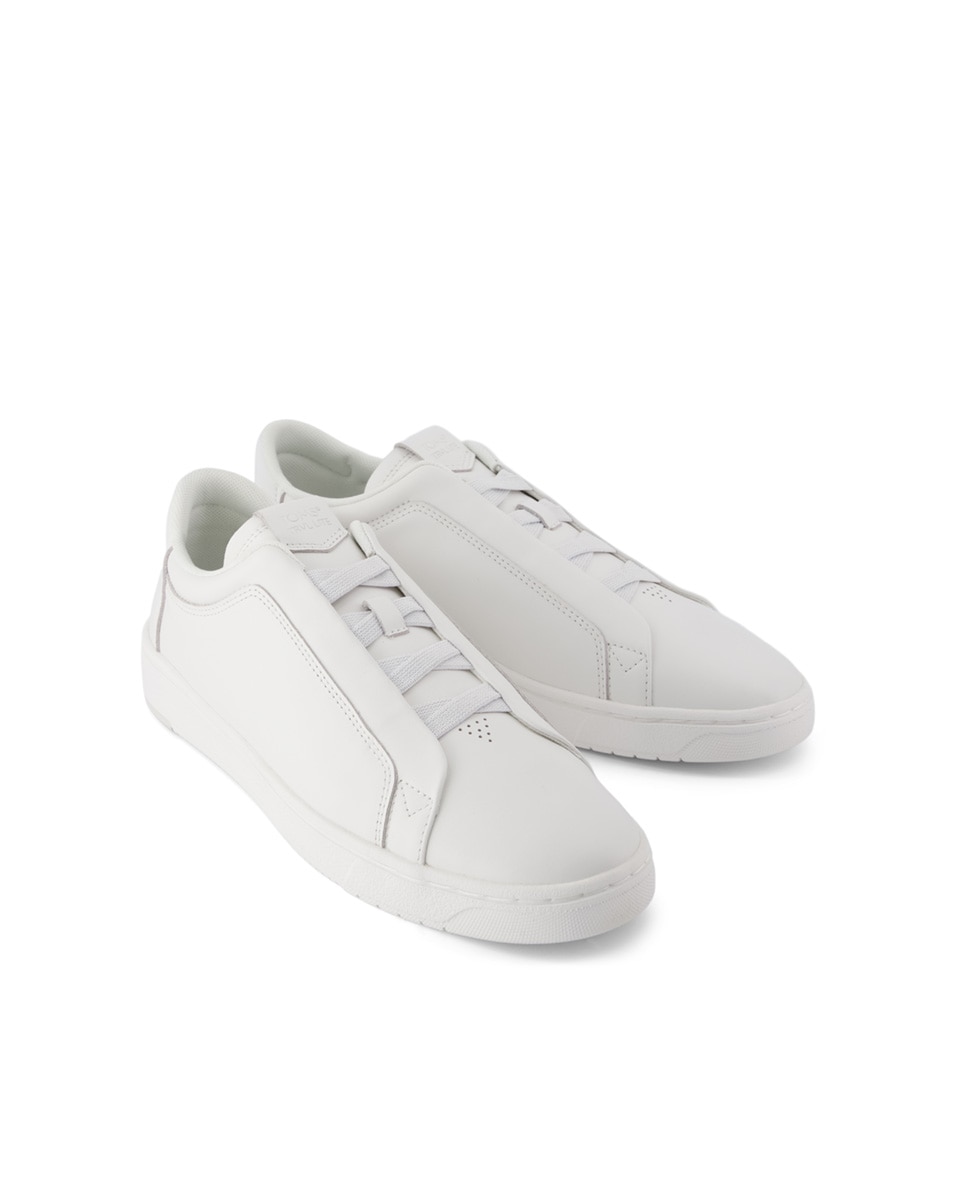 Zapatillas de hombre trvl lite de piel y cordones - Toms - Blanco Blanco-3