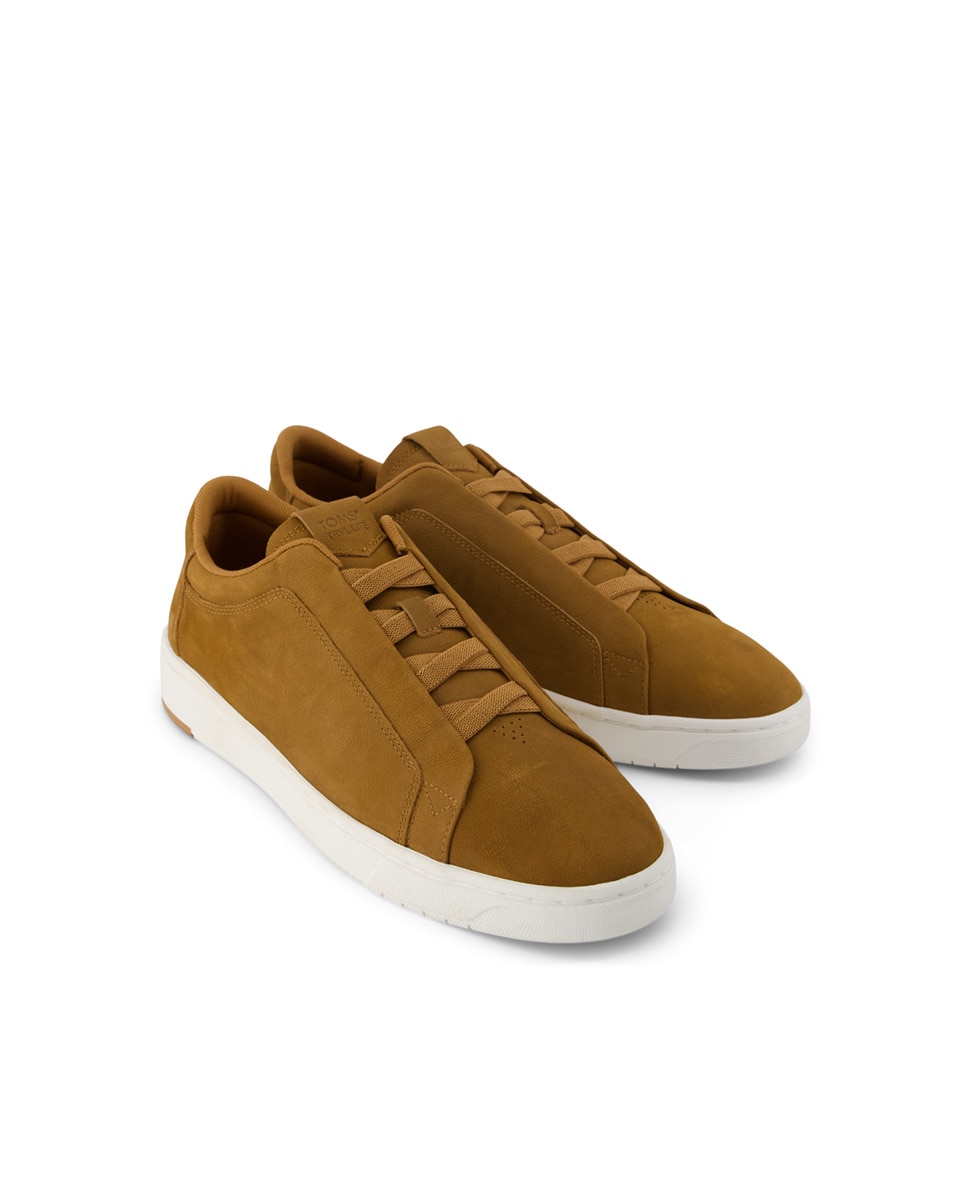 Zapatillas de hombre trvl lite de piel y cordones - Toms - Marrón Marrón-3