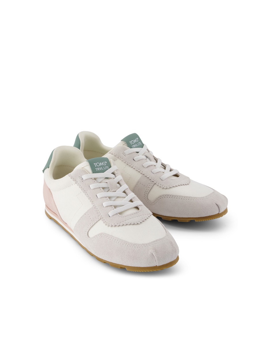 Zapatillas básicas palisade de mujer trvl lite de lona y cordones - Toms - Natural Natural-3