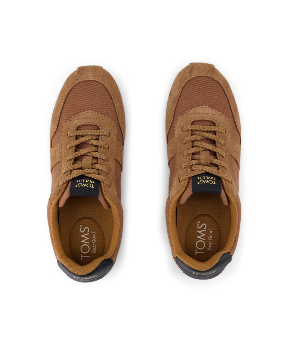 Zapatillas básicas palisade de mujer trvl lite de lona y cordones - Toms - Marrón Marrón-2