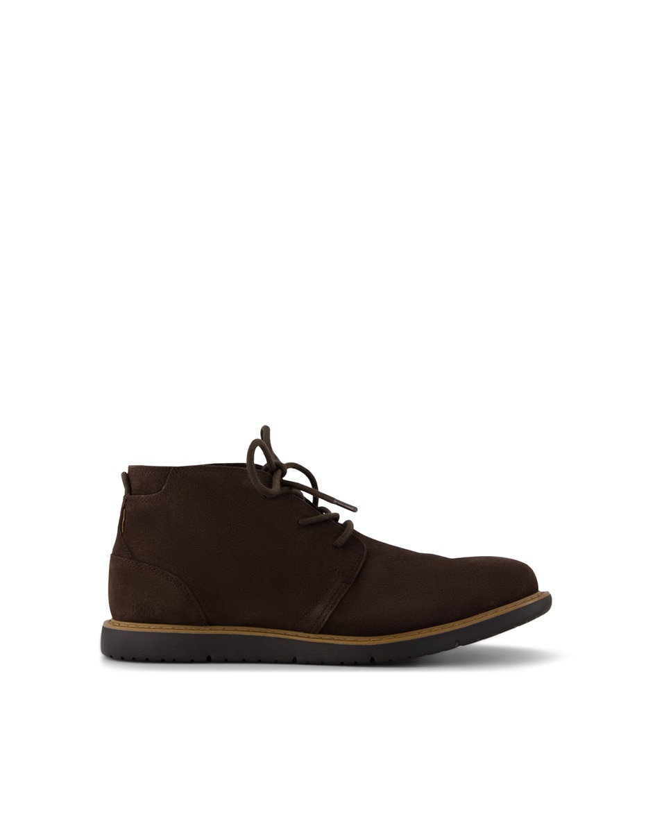 Imagen 1 de Botas de hombre water resistant de piel - Toms - Marrón oscuro Marrón oscuro