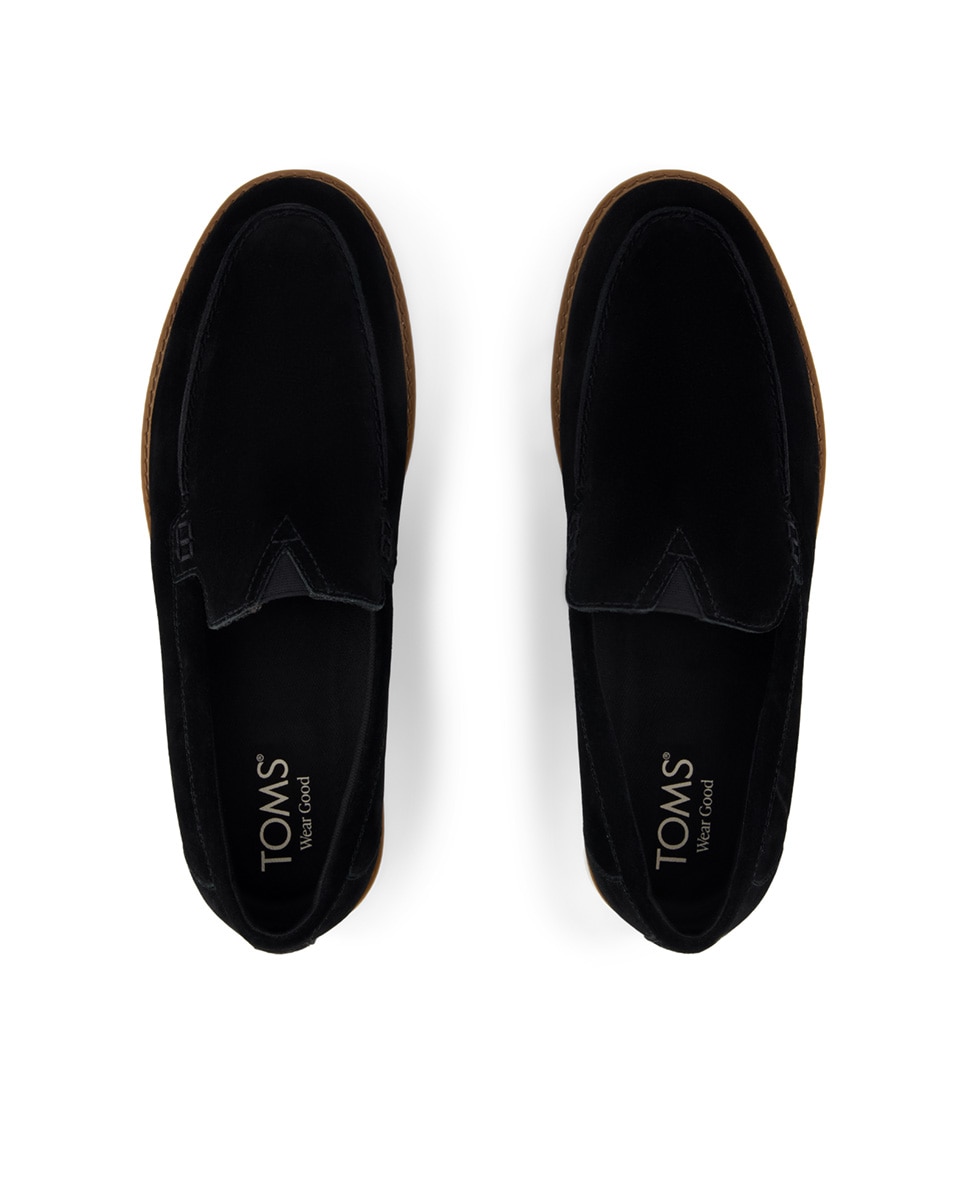 Mocasines de hombre marcos de ante - Toms - Negro Negro-2