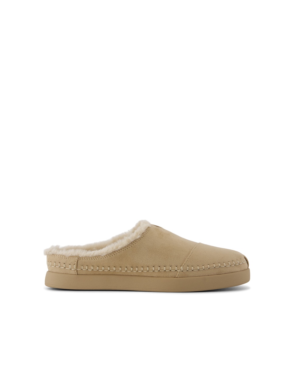 Alpargatas planas de mujer ease de ante y pelo - Toms - Topo Topo-1