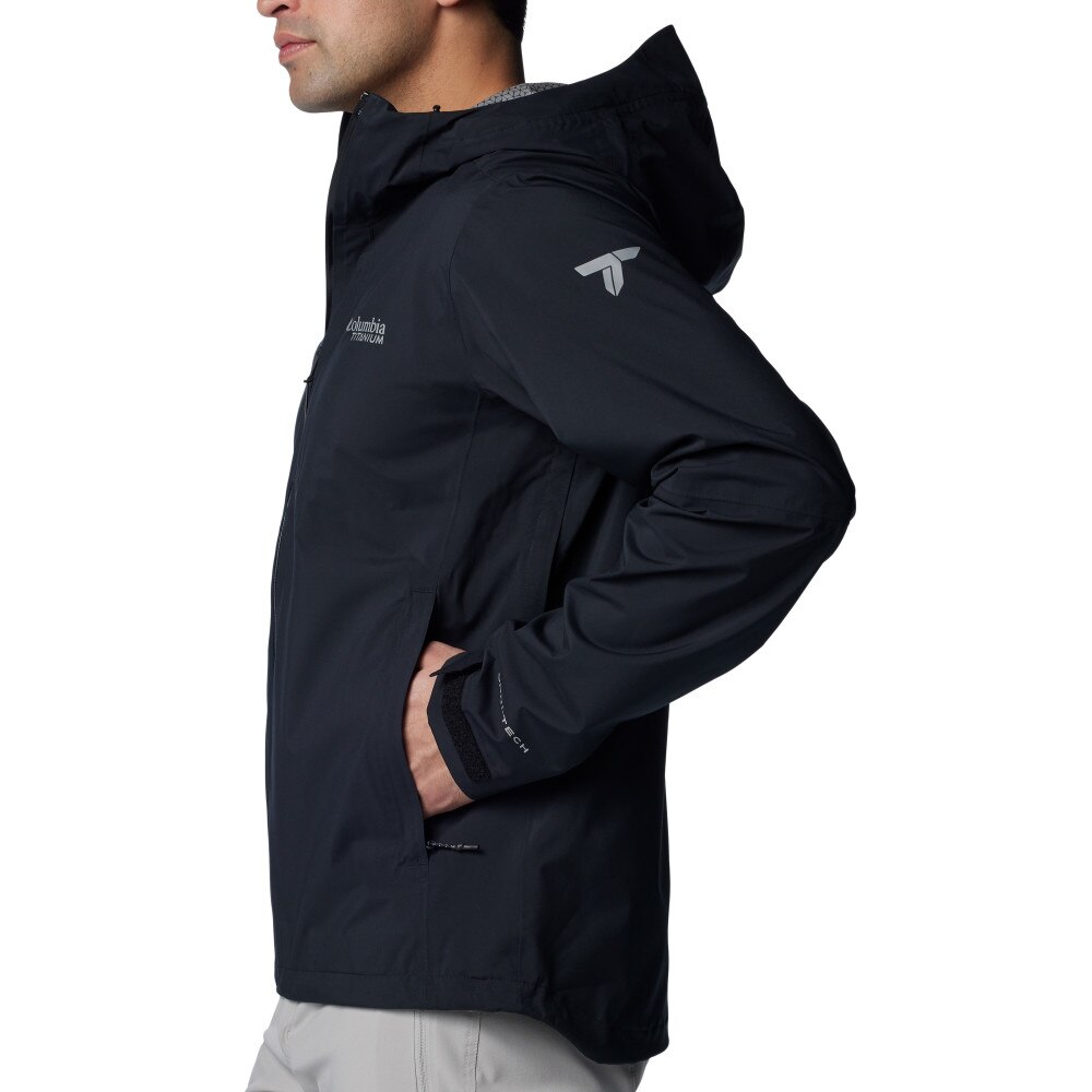 Chaqueta impermeable de senderismo de hombre Ampli-Dry™ II Columbia - Negro Negro-3