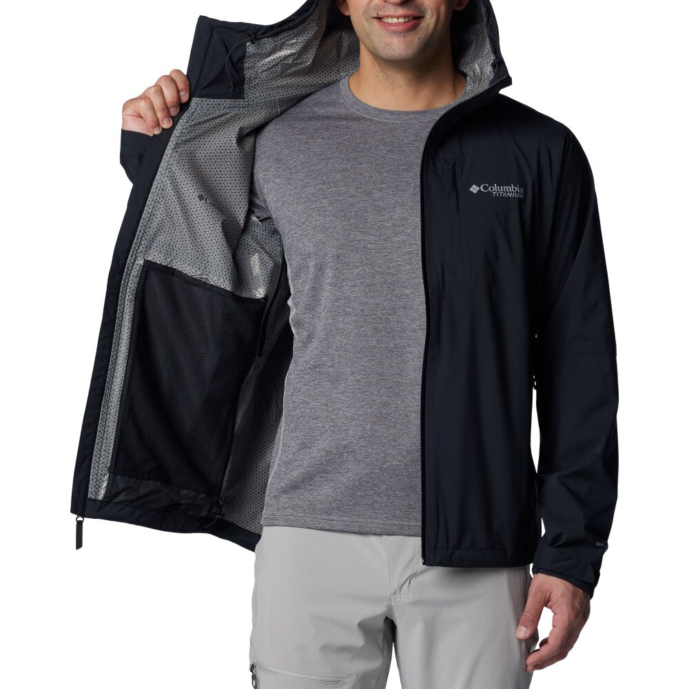 Chaqueta impermeable de senderismo de hombre Ampli-Dry™ II Columbia - Negro Negro-5