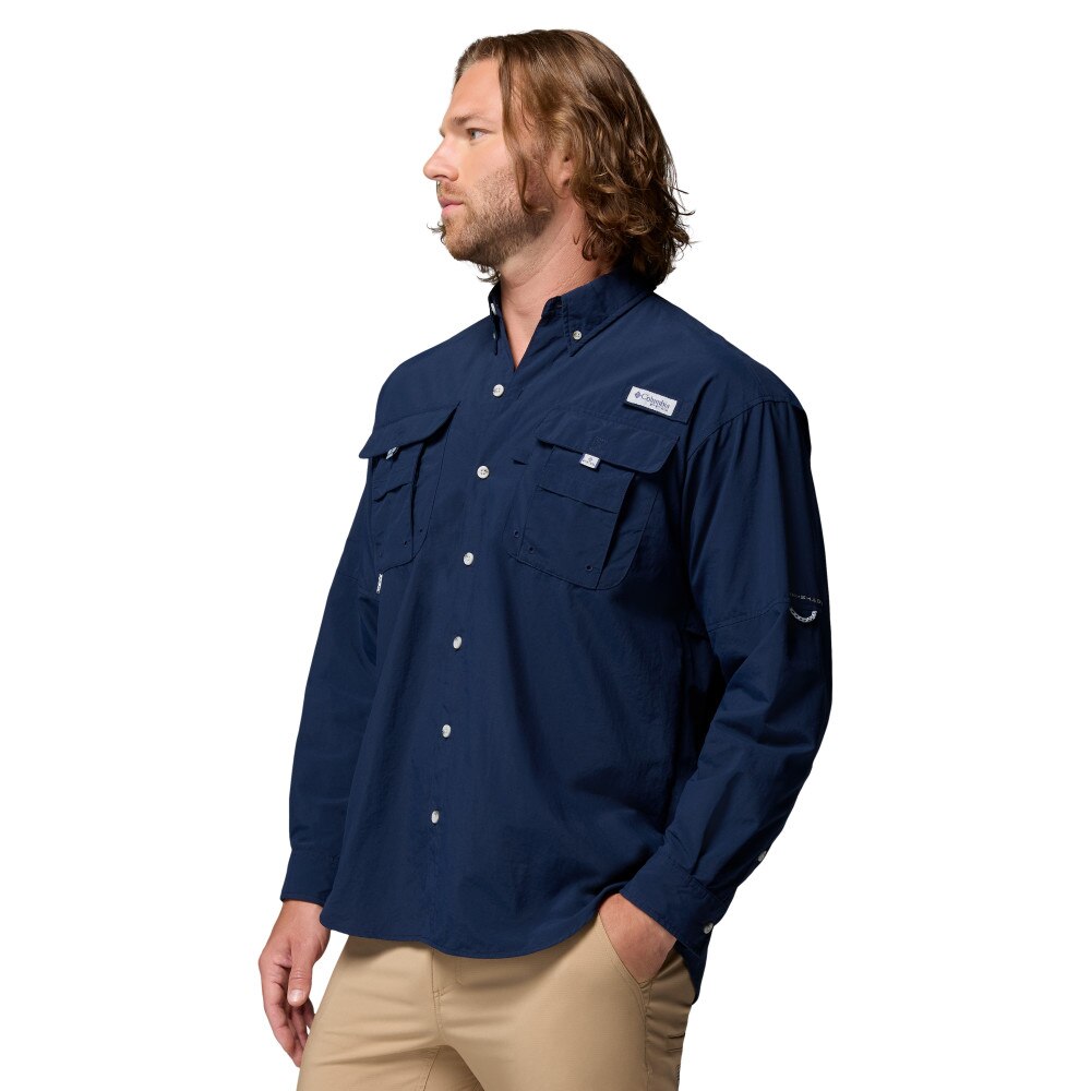Camisa hombre Bahama™ II Columbia - Azul Azul-3