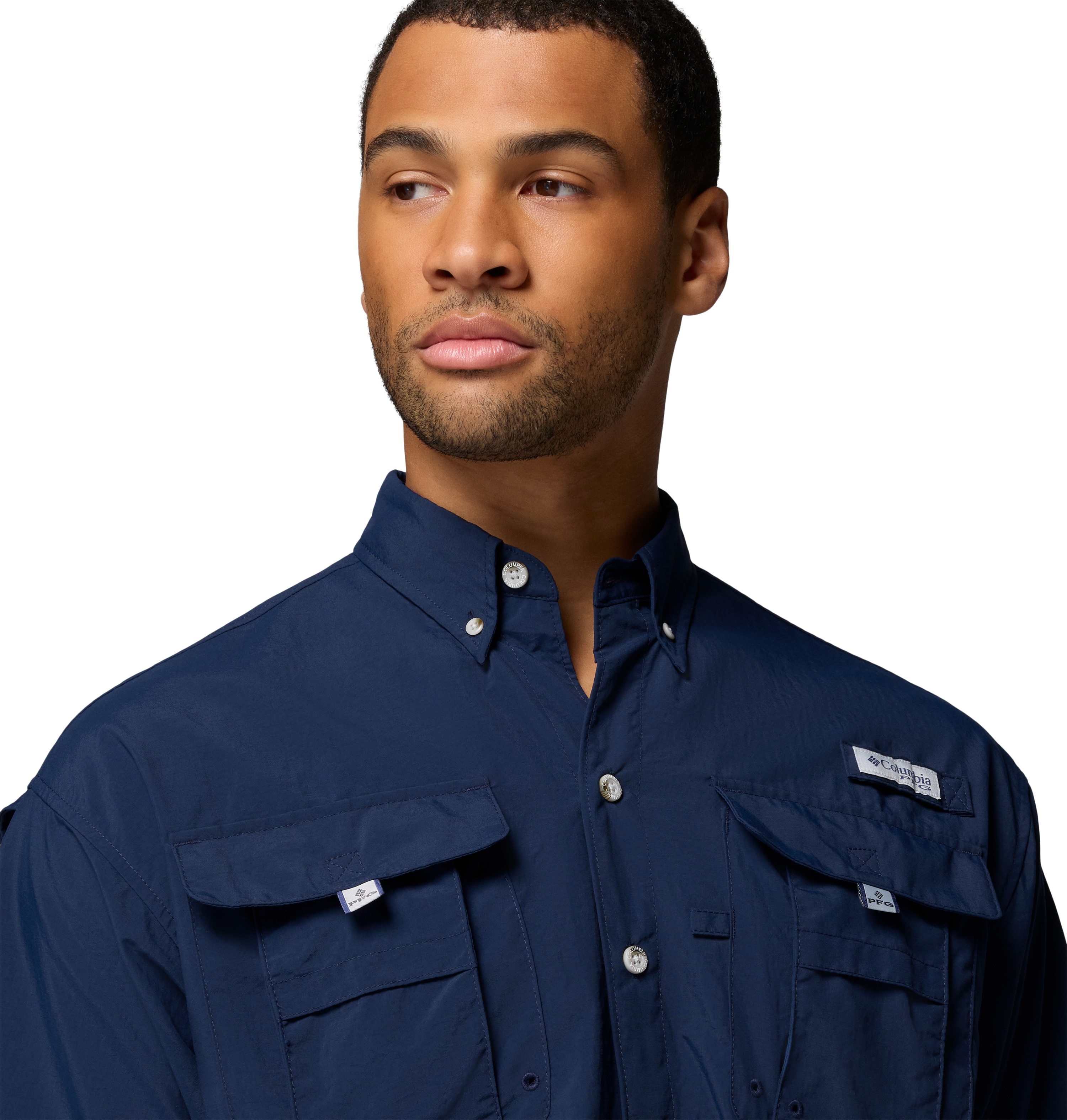 Camisa manga corta de hombre Bahama™ II Columbia - Azul marino Azul marino-6