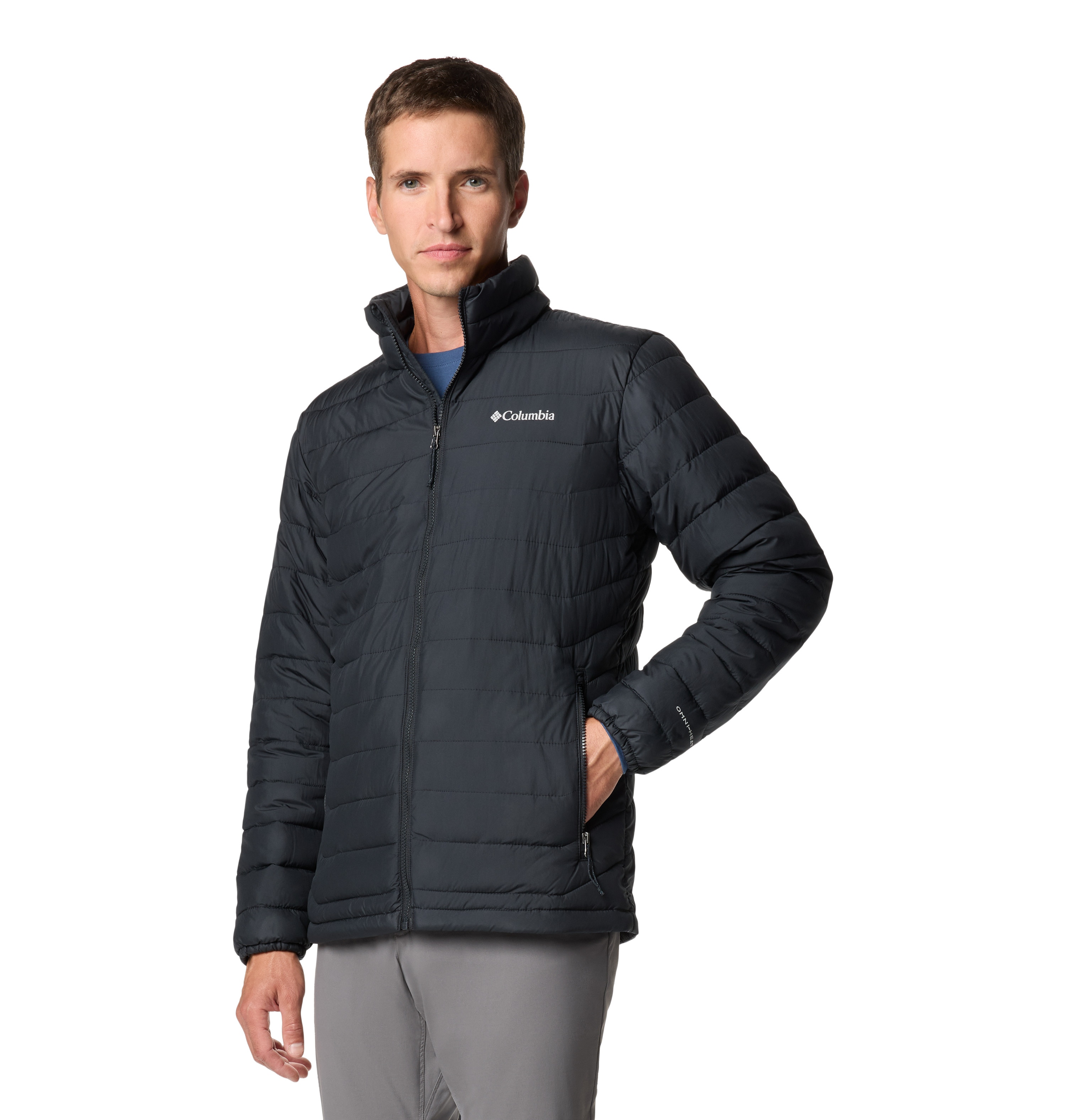 Chaqueta de hombre Powder Lite™ II Columbia - Negro Negro-3