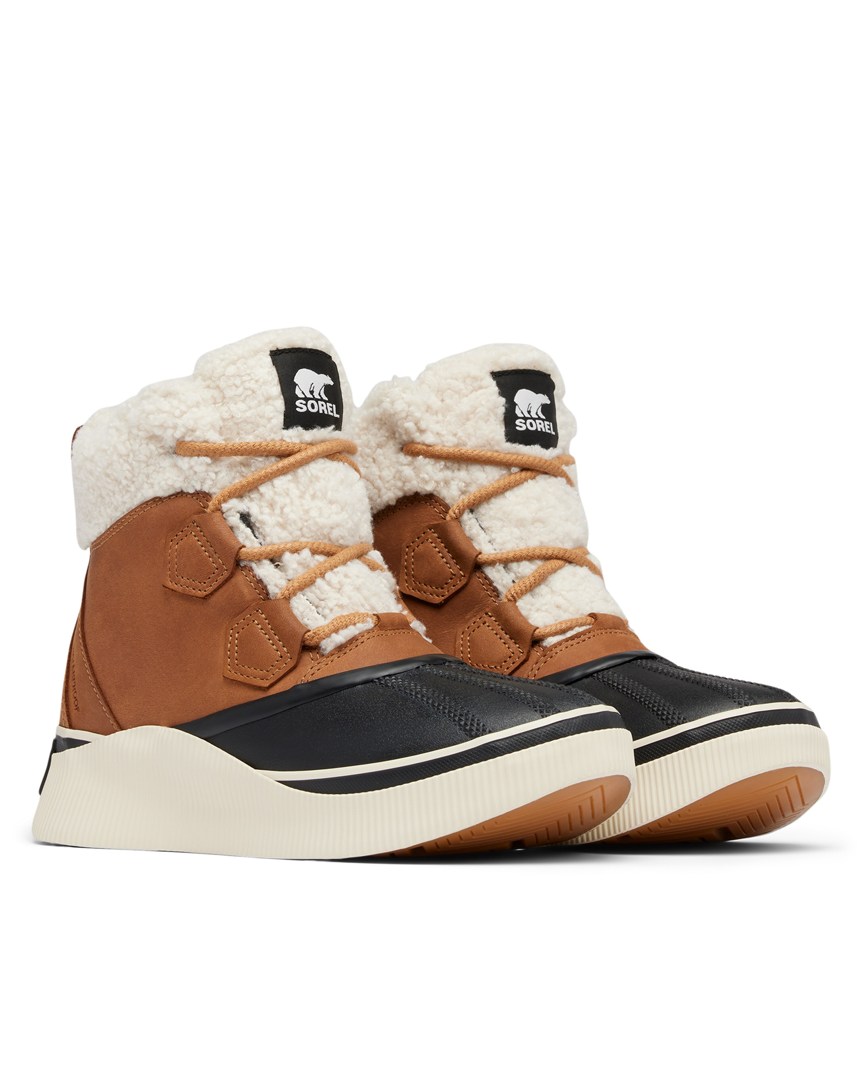 Botas planas impermeables de mujer - Sorel - Marrón Marrón-5