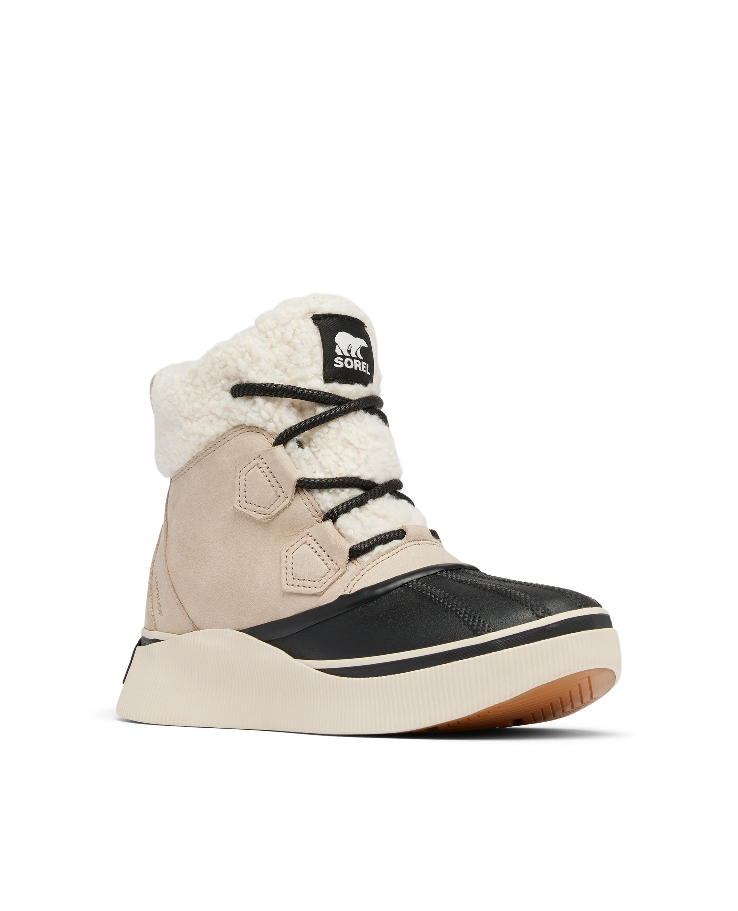 Botines con pelo de mujer piel impermeables - Sorel - Marrón Marrón-3