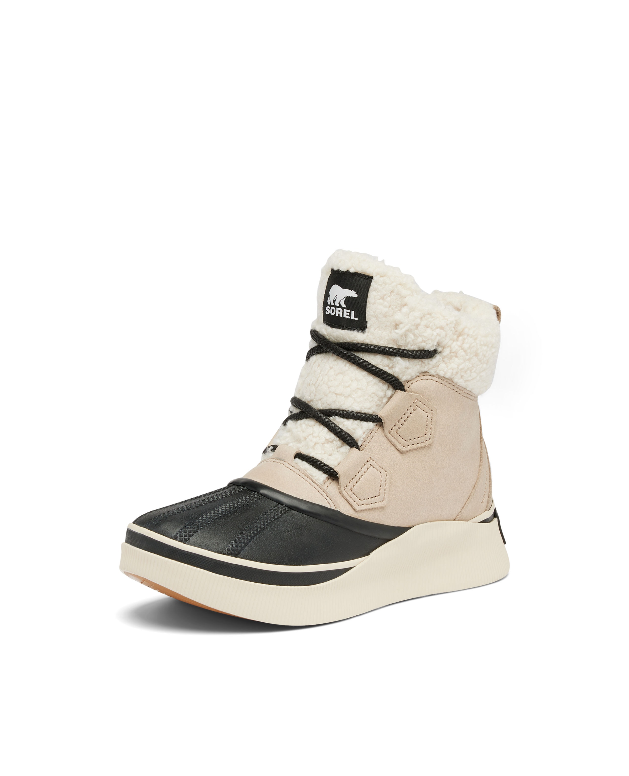Botines con pelo de mujer piel impermeables - Sorel - Marrón Marrón-5