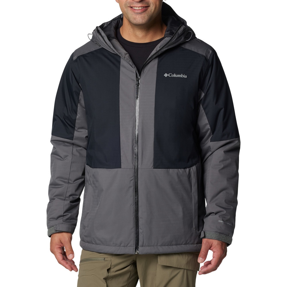 Columbia Chaqueta impermeable de hombre Point Park™ II Gris oscuro