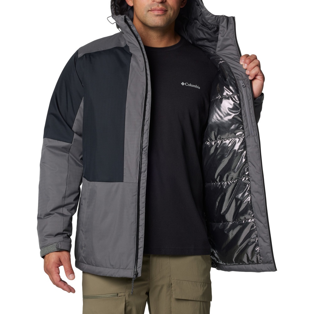 Imagen 4 de Chaqueta impermeable de hombre Point Park™ II Columbia - Gris oscuro Gris oscuro